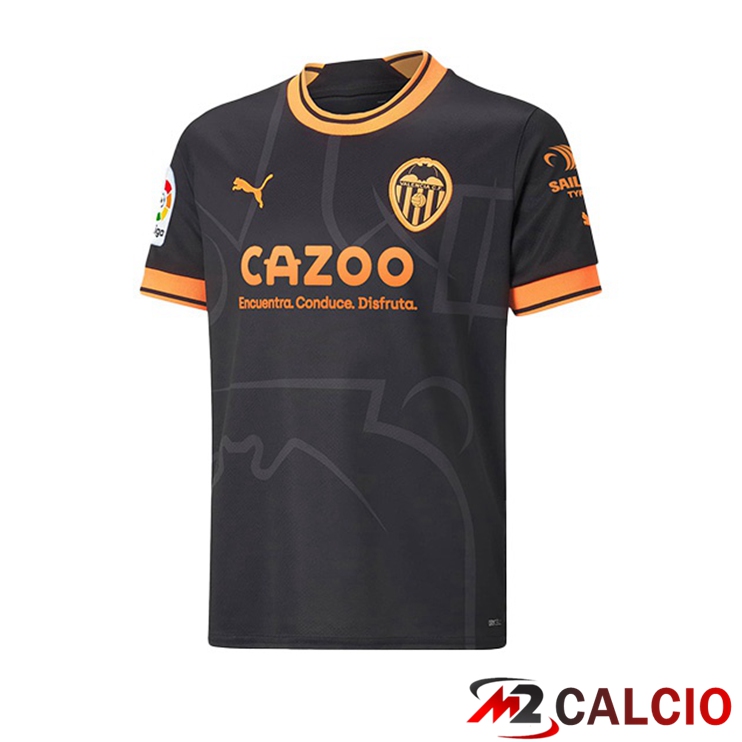 Maglie Calcio Valencia CF Seconda Nero 2022/2023