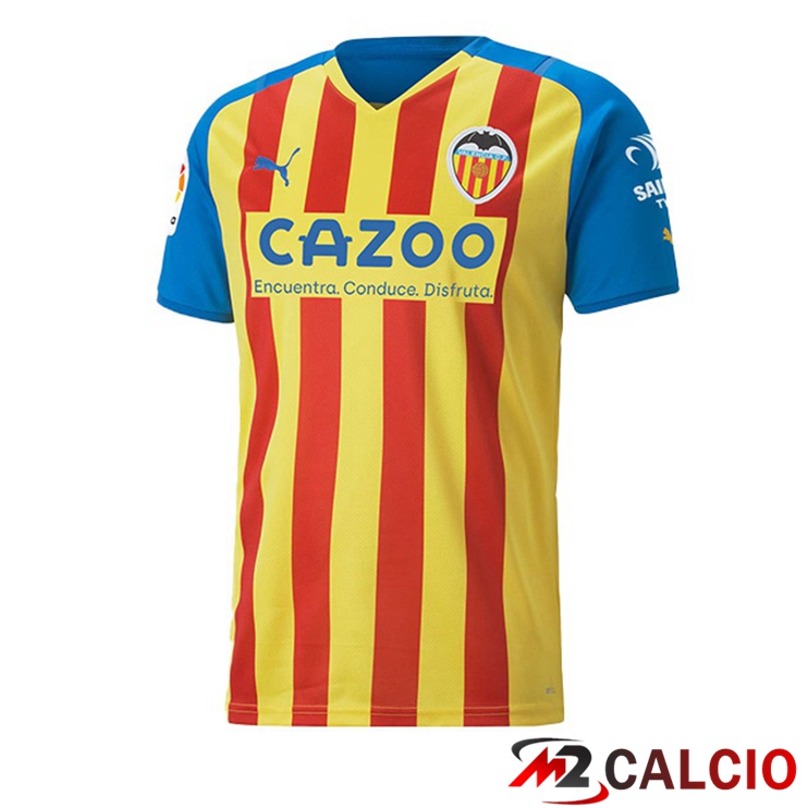 Maglie Calcio Valencia CF Terza Giallo 2022/2023