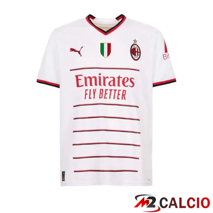 Maglie Calcio AC Milan Seconda Bianco 2022/2023