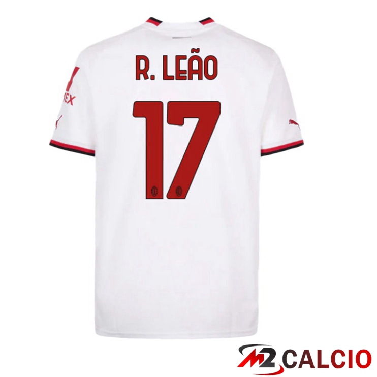 Maglie Calcio AC Milan (R. LEÃO 17) Seconda Bianco 2022/2023