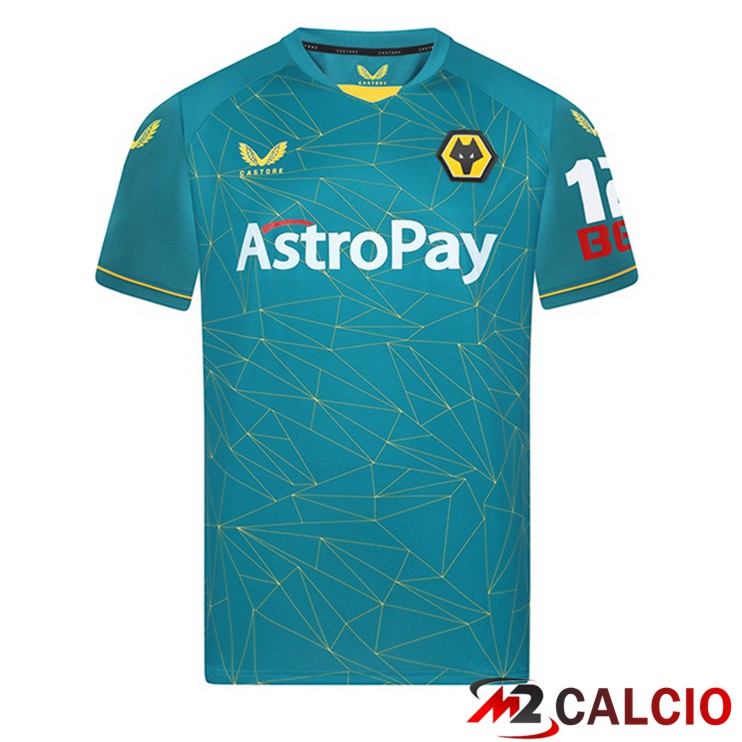 Maglie Calcio Wolves Seconda Blu 2022/2023