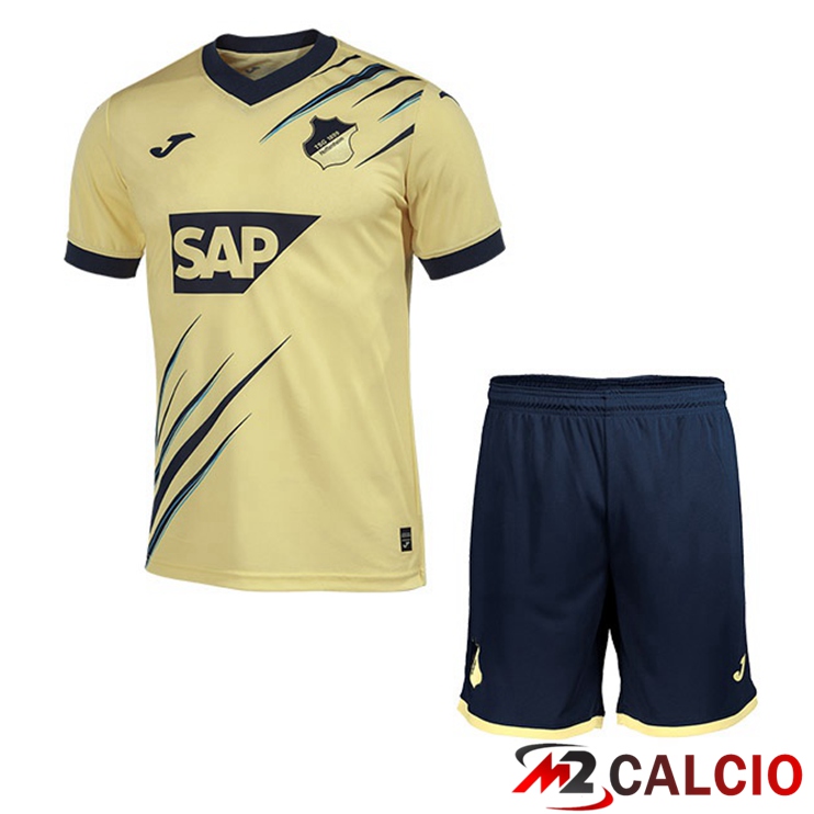 Maglie Calcio TSG Hoffenheim Bambino Seconda Giallo 2022/2023