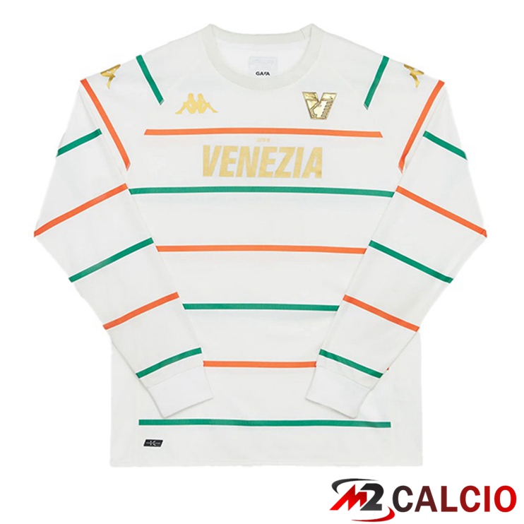 Maglie Calcio Venise FC Seconda Manica Lunga Bianco 2022/2023