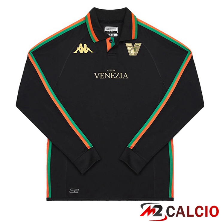 Maglie Calcio Venise FC Prima Manica Lunga Nero 2022/2023