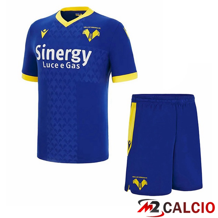 Maglie Calcio Hellas Verone Bambino Prima Blu 2022/2023