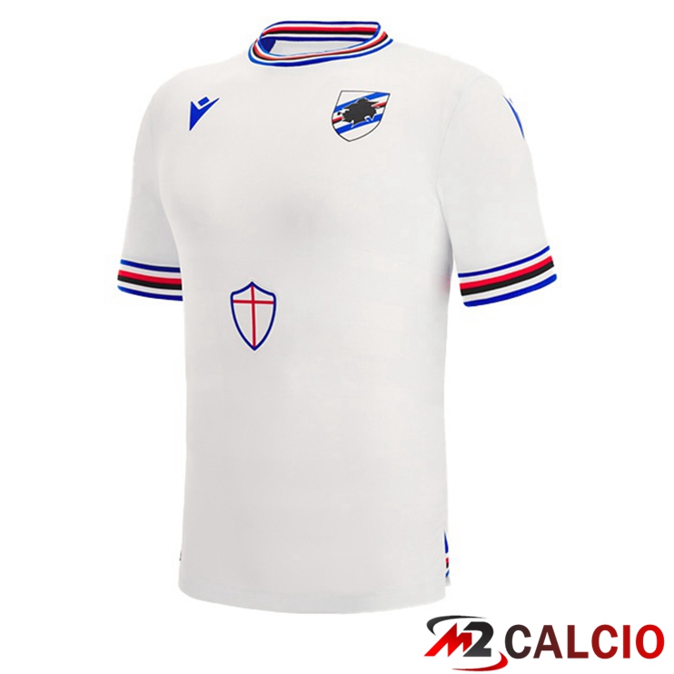 Maglie Calcio UC Sampdoria Seconda Bianco 2022/2023