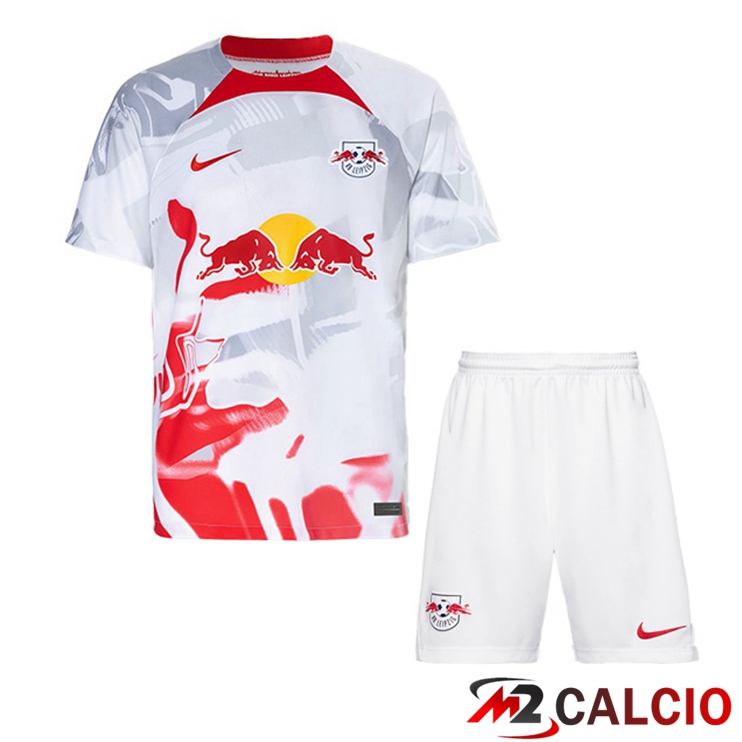 Maglie Calcio RB Leipzig Bambino Prima Bianco 2022/2023