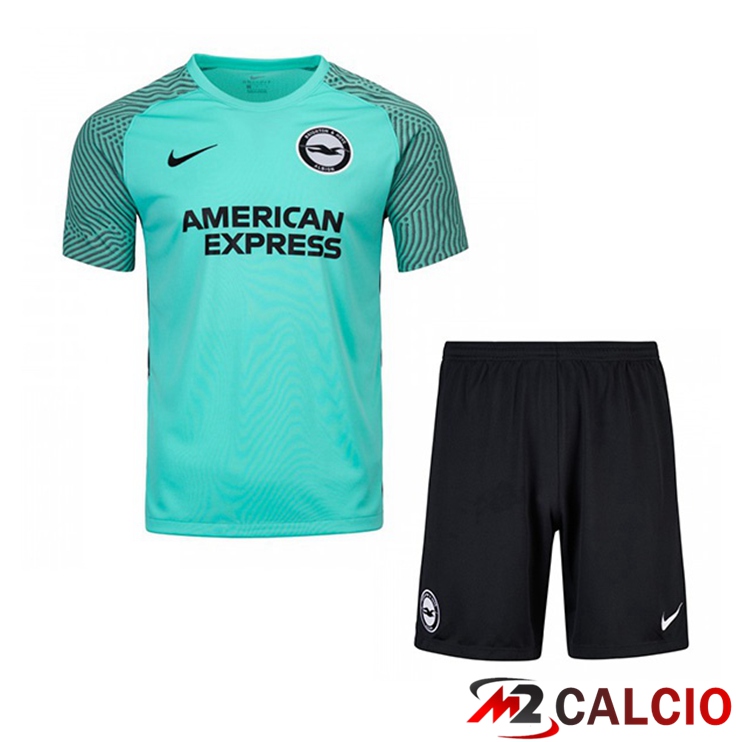 Maglie Calcio FC Brighton Bambino Terza Verde 2022/2023