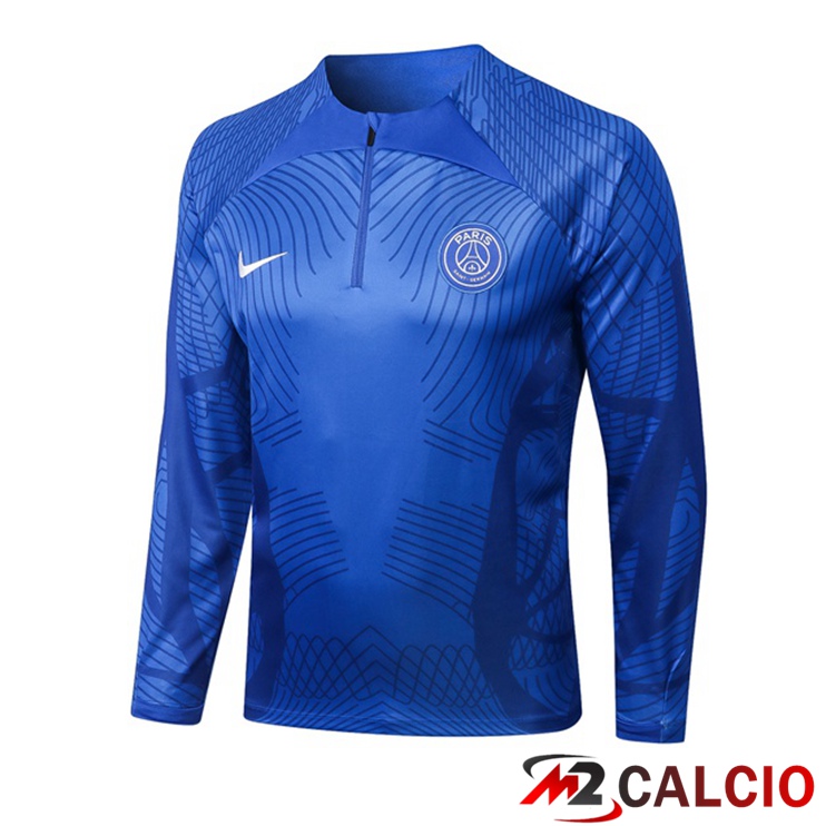 Felpa Allenamento Paris PSG Blu 2022/2023