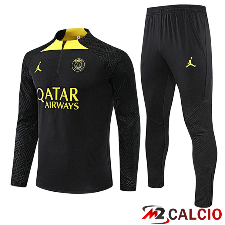 Insieme Tuta Calcio Paris PSG Nero 2022/2023
