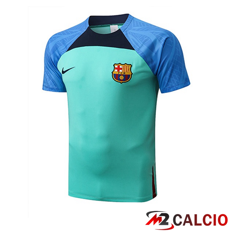 T Shirt Allenamento FC Barcellona Verde 2022/2023