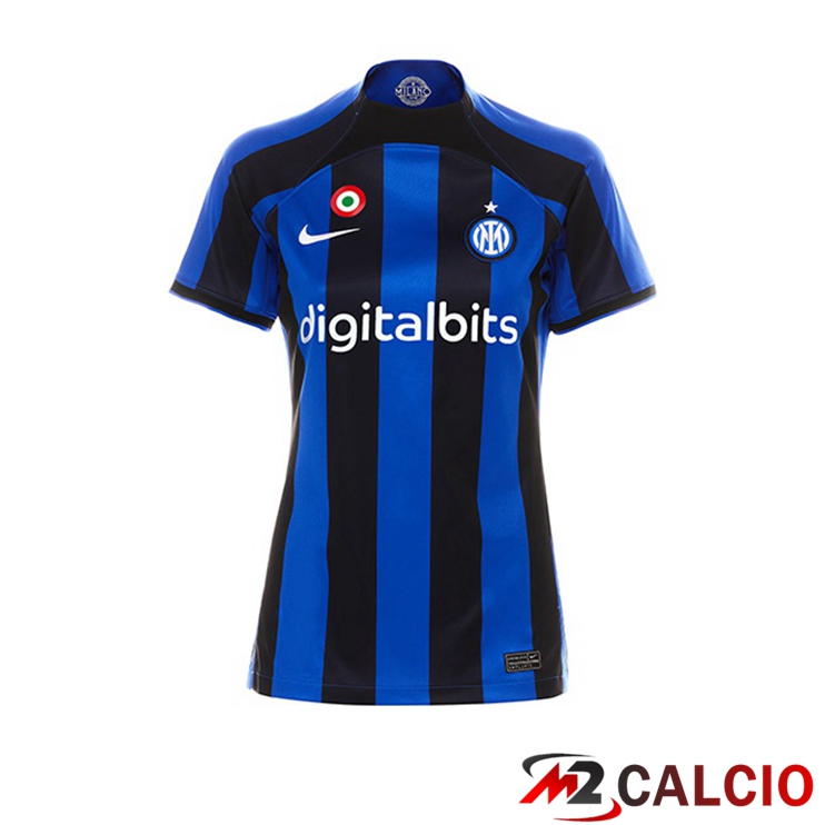 Maglie Calcio Inter Milan Donna Prima Nero Blu 2022/2023