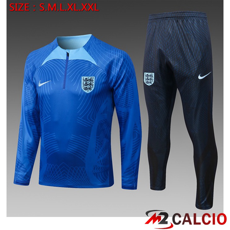 Insieme Tuta Calcio Inghilterra Bambino Blu 2022/2023