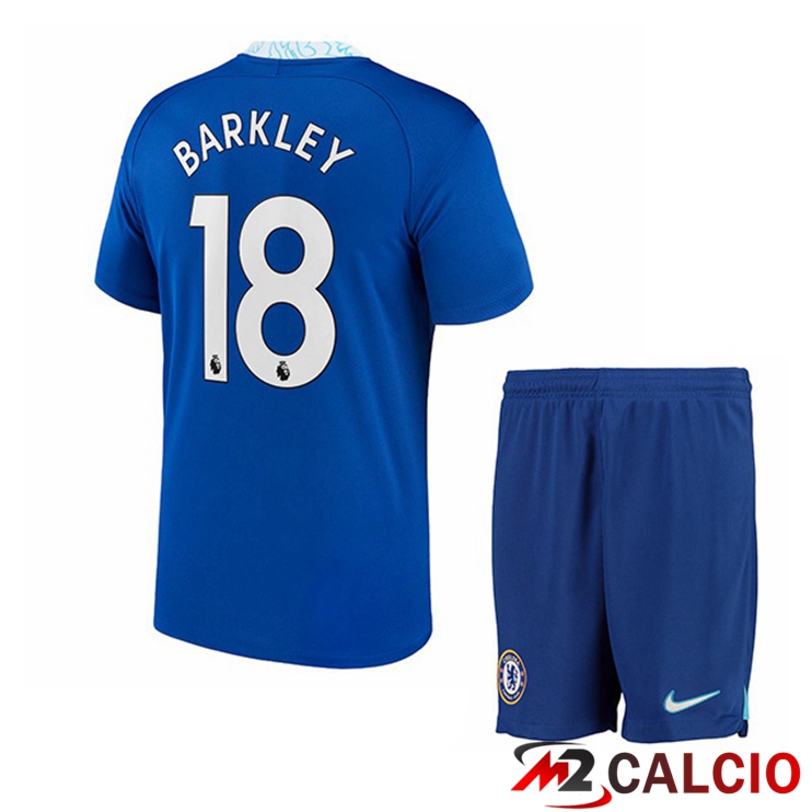 Maglie Calcio FC Chelsea (Barkley 18) Bambino Prima Blu 2022/2023
