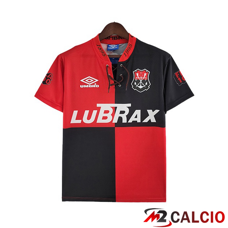 Maglie Calcio Flamengo Retro Edizione del 100° anniversario Rosso Nero 1994