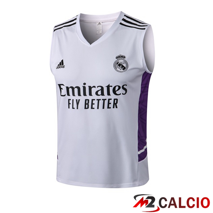 Canotta Calcio Real Madrid Bianco 2022/2023