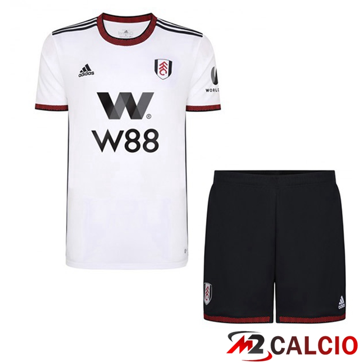 Maglie Calcio Fulham FC Bambino Prima Bianco 2022/2023