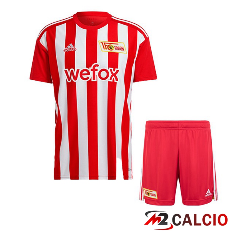 Maglie Calcio Union Berlin Bambino Prima Rosso 2022/2023