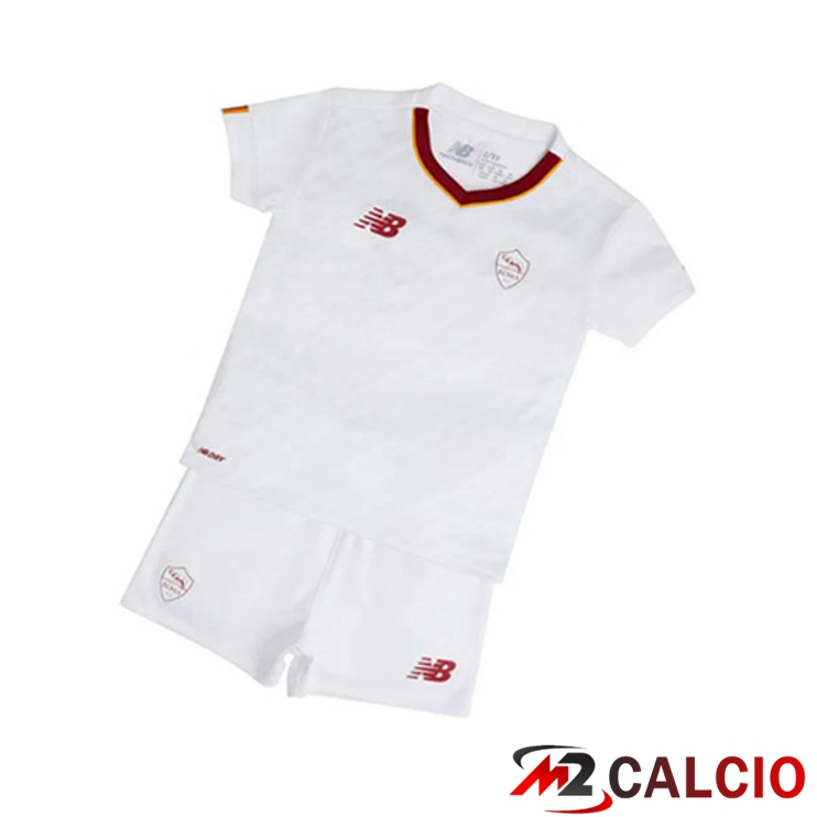 Maglie Calcio AS Monaco Bambino Seconda Bianco 2022/2023