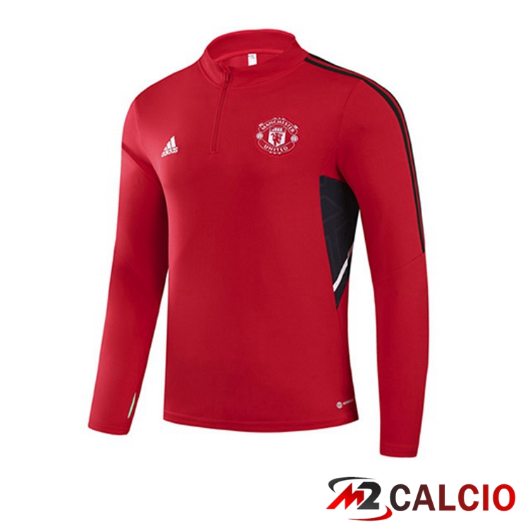 Felpa Allenamento Manchester United Rosso 2022/2023