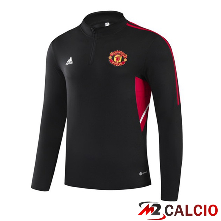 Felpa Allenamento Manchester United Nero 2022/2023