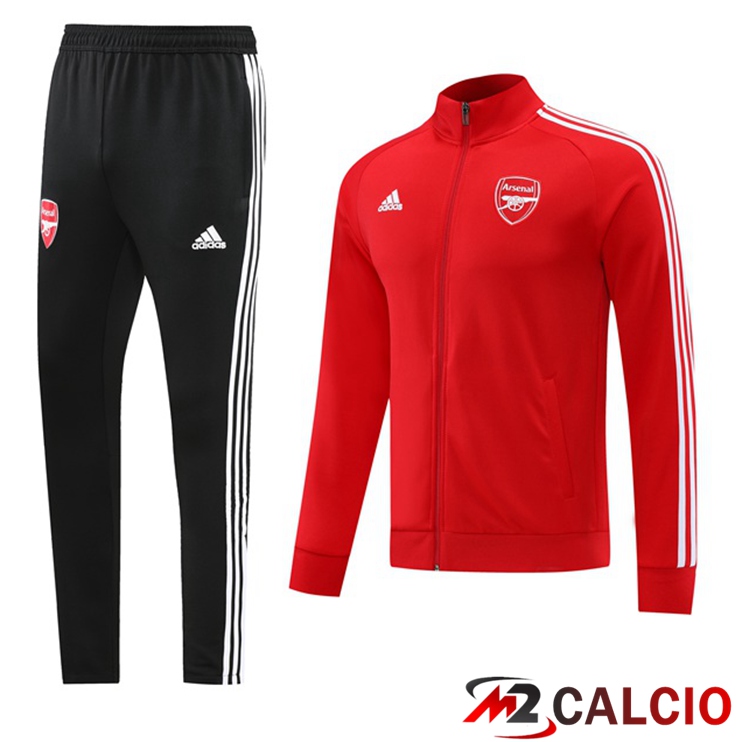 Insieme Tuta Calcio - Giacca Arsenal Rosso 2022/2023