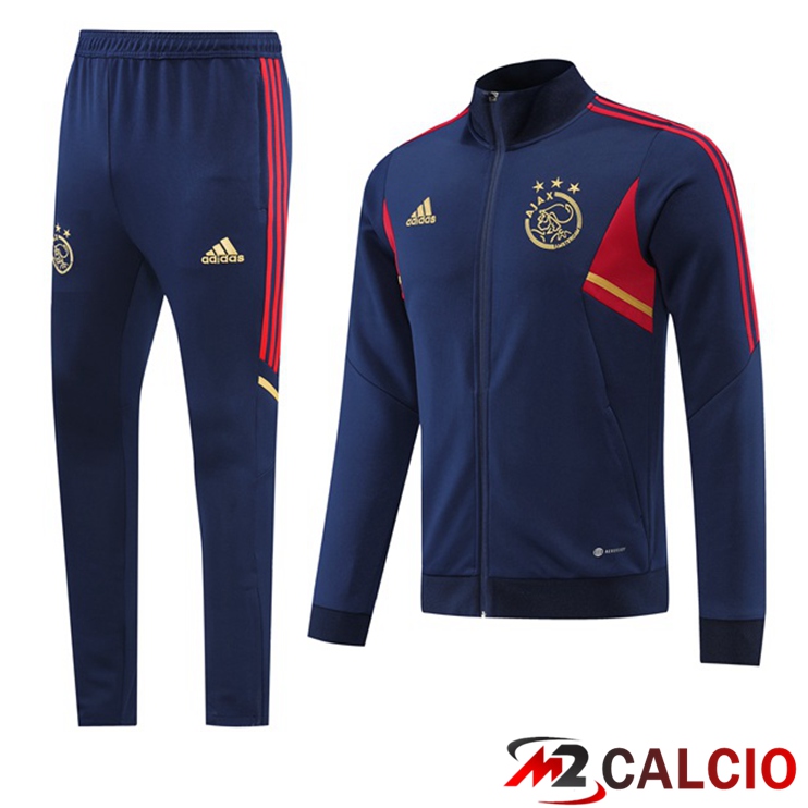 Insieme Tuta Calcio - Giacca Afc Ajax Blu 2022/2023