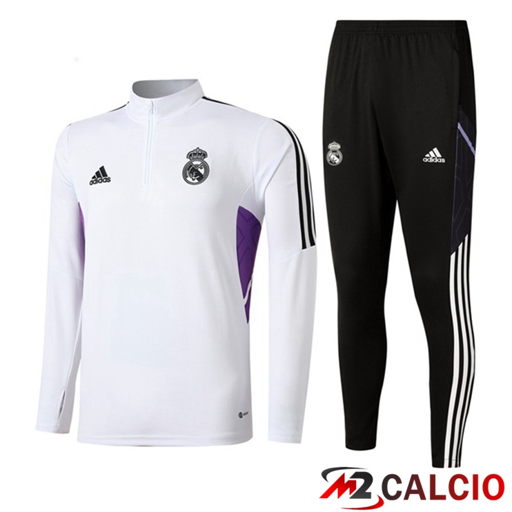 Insieme Tuta Calcio Real Madrid Bianco 2022/2023