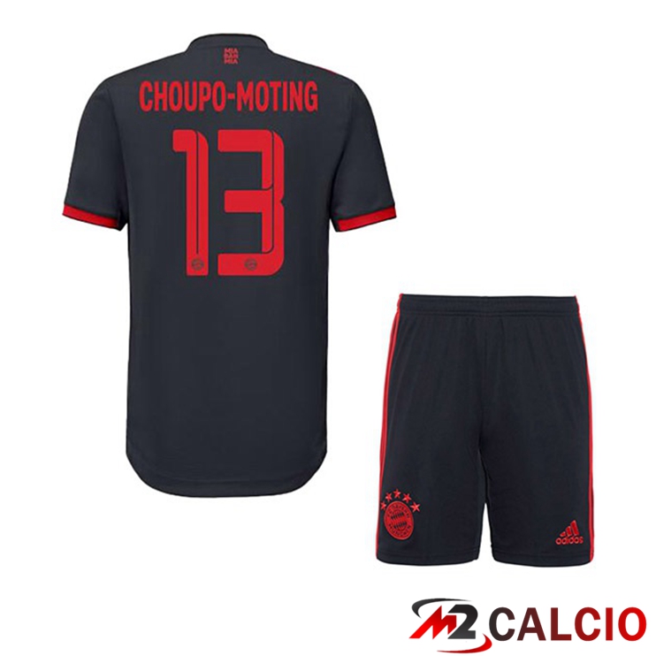 Maglie Calcio Bayern Monaco (Choupo-Moting 13) Bambino Terza Nero 2022/2023