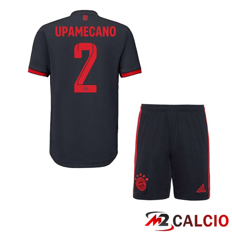 Maglie Calcio Bayern Monaco (Upamecano 2) Bambino Terza Nero 2022/2023