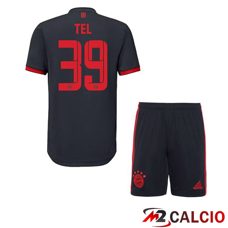 Maglie Calcio Bayern Monaco (Tel 39) Bambino Terza Nero 2022/2023