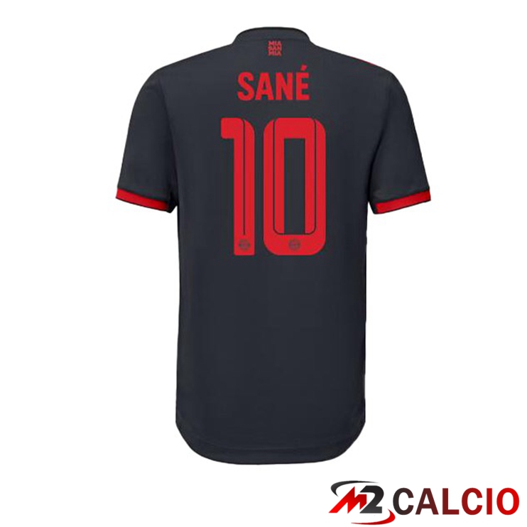 Maglie Calcio Bayern Monaco (Sané 10) Terza Nero 2022/2023