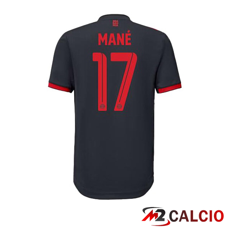 Maglie Calcio Bayern Monaco (Mané 17) Terza Nero 2022/2023