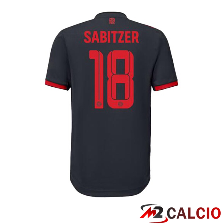 Maglie Calcio Bayern Monaco (Sabitzer 18) Terza Nero 2022/2023