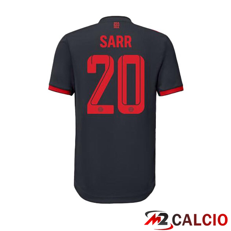 Maglie Calcio Bayern Monaco (Sarr 20) Terza Nero 2022/2023