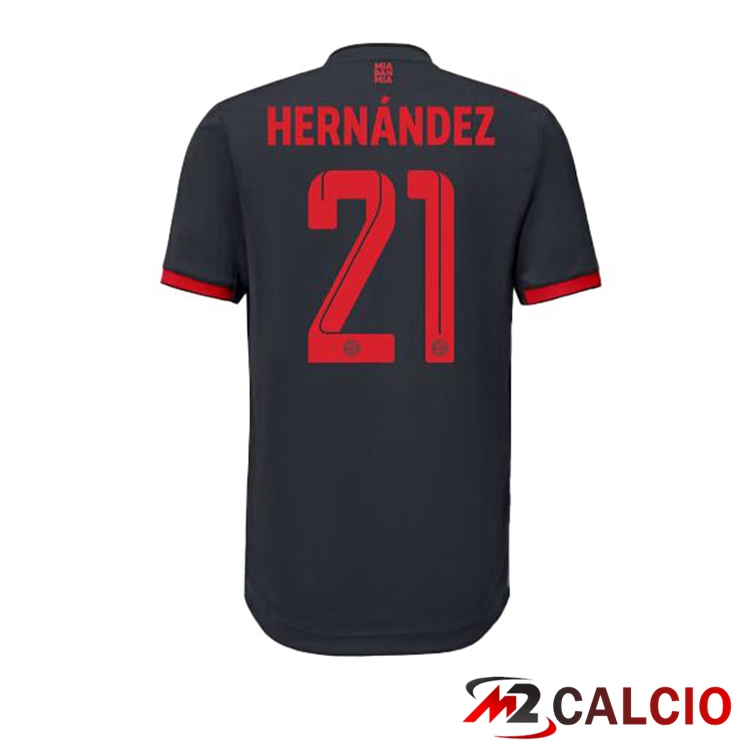 Maglie Calcio Bayern Monaco (Hernández 21) Terza Nero 2022/2023