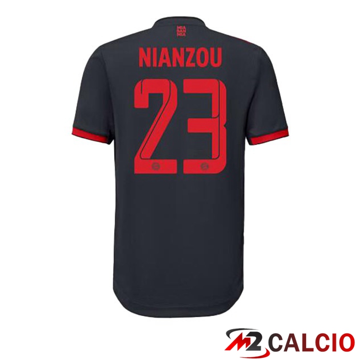 Maglie Calcio Bayern Monaco (Nianzou 23) Terza Nero 2022/2023