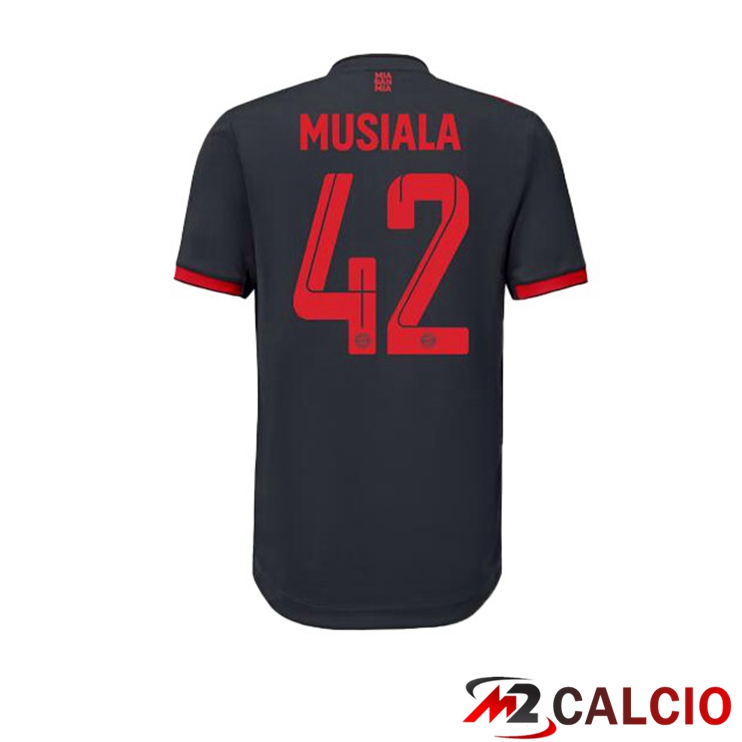 Maglie Calcio Bayern Monaco (Musiala 42) Terza Nero 2022/2023