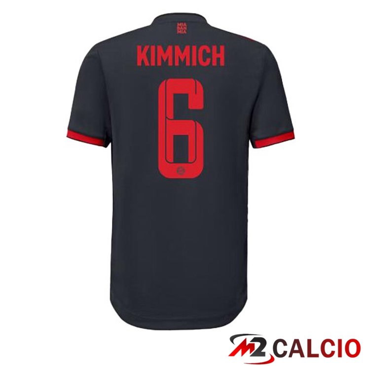Maglie Calcio Bayern Monaco (Kimmich 6) Terza Nero 2022/2023