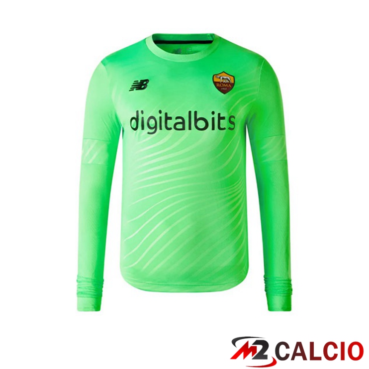 Maglie Calcio AS Roma Portiere Manica Lunga Verde 2022/2023