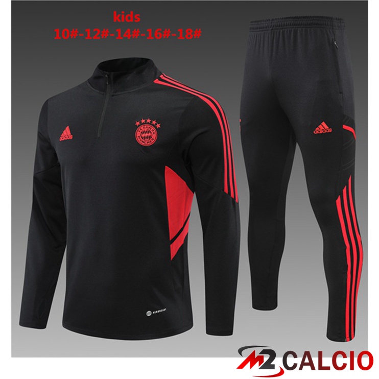 Insieme Tuta Calcio Bayern Monaco Bambino Nero 2022/2023