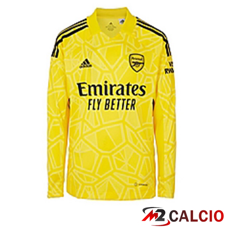 Maglie Calcio Arsenal Portiere Manica Lunga Giallo 2022/2023