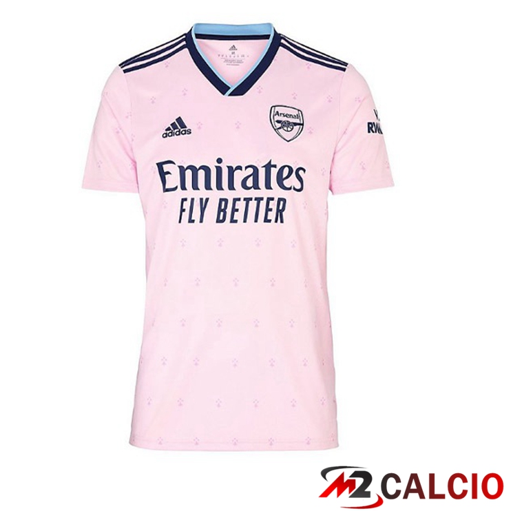 Maglie Calcio Arsenal Terza Rosa Blu 2022/2023