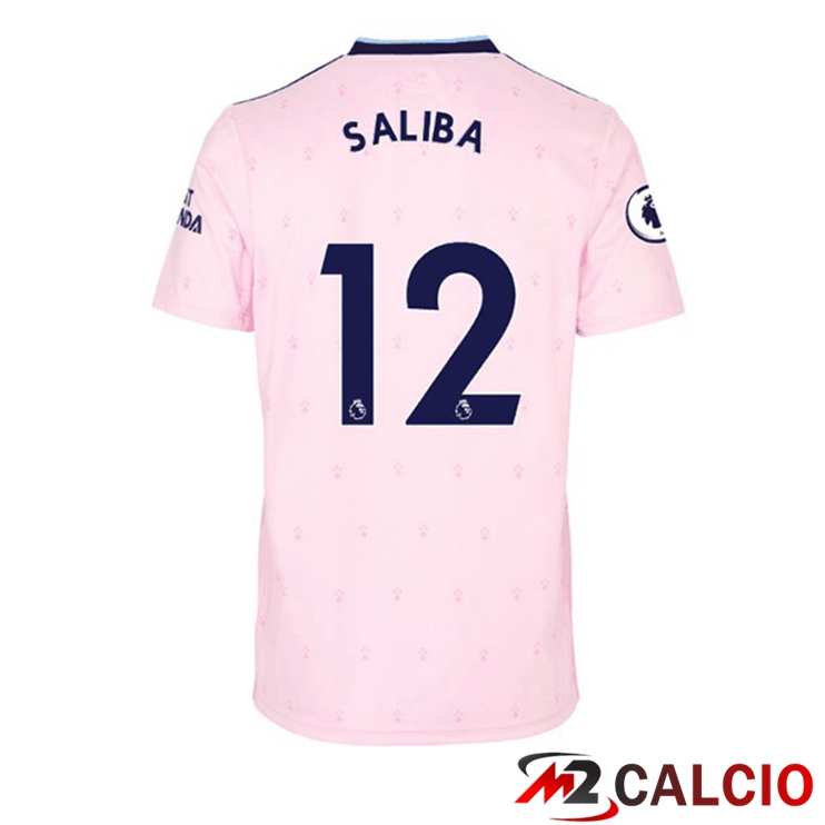 Maglie Calcio Arsenal (SALIBA 12) Seconda Rosa 2022/2023