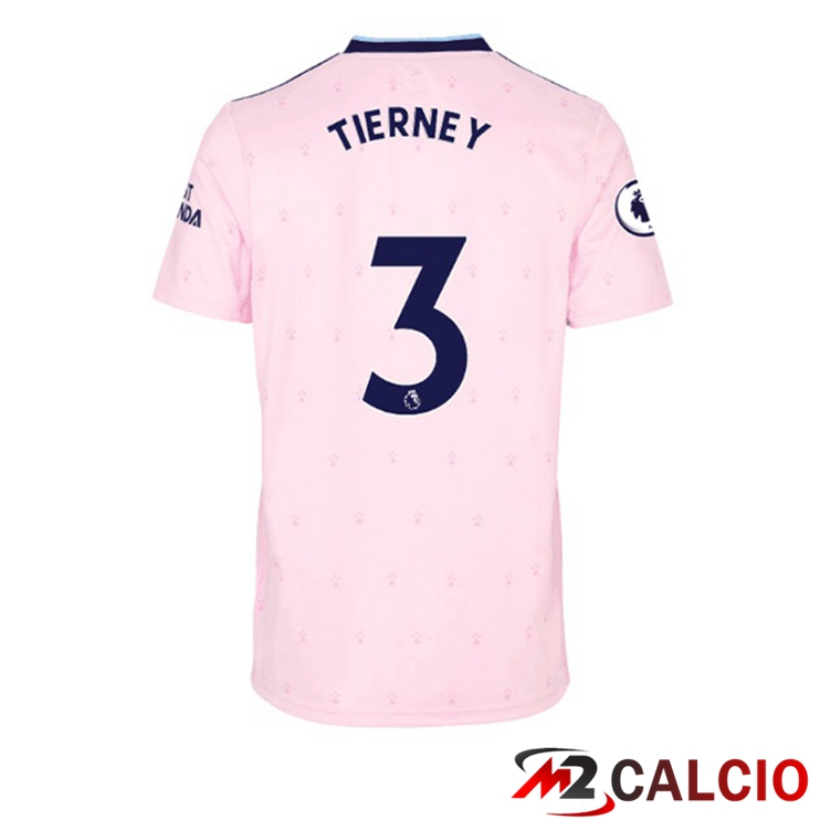 Maglie Calcio Arsenal (TIERNEY 3) Seconda Rosa 2022/2023