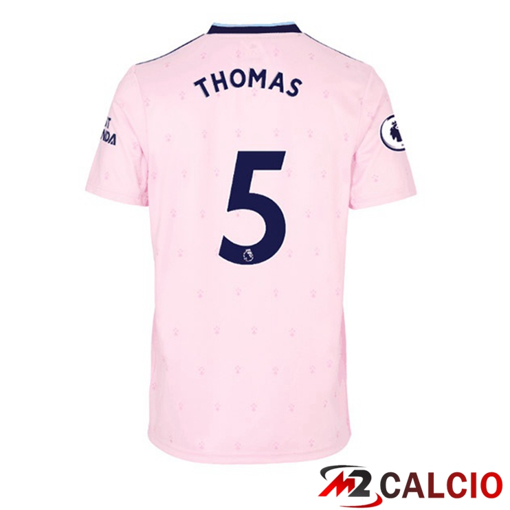 Maglie Calcio Arsenal (THOMAS 5) Seconda Rosa 2022/2023