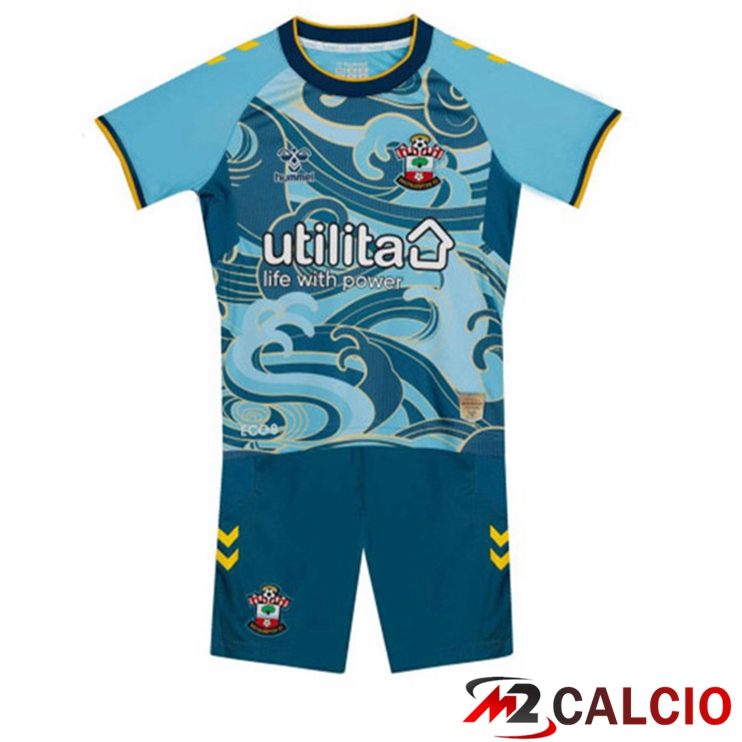 Maglie Calcio Southampton Bambino Seconda Blu 2022/2023