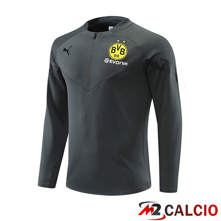 Felpa Allenamento Dortmund BVB Grigio 2022/2023