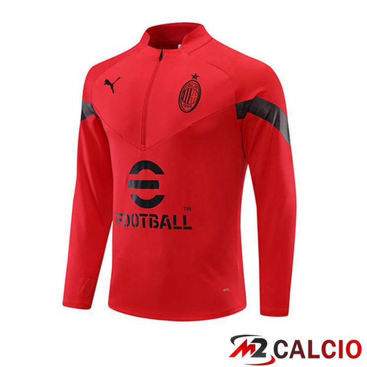 Felpa Allenamento AC Milan Rosso 2022/2023