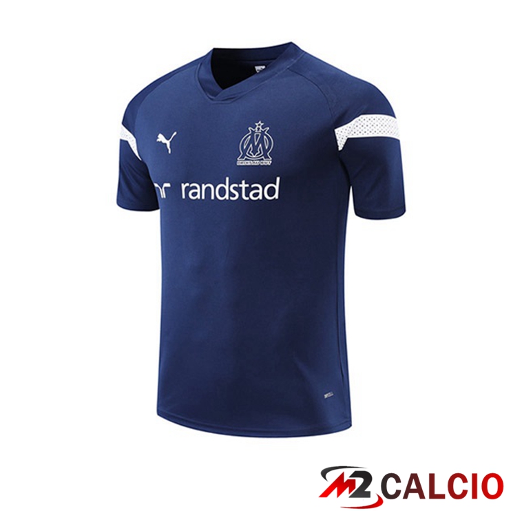 T Shirt Allenamento Marsiglia OM Blu Reale 2022/2023